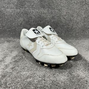 Converse Cons Diamond Star Men’s Size 11.5 White Vintage Baseball Cleats Used